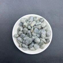 100克/500克天然拉长石砾石，适用于花瓶、花盆、鱼缸装饰、水晶消磁器