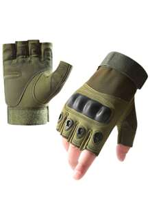 1 Pair Tactical Gloves Military Paintball Shooting Airsoft Antiskid  Mittens Outdoor Full Finger Sports Gloves Motorcycle Gloves