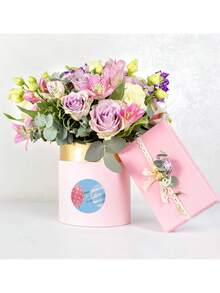 500pcs/Roll Happy Birthday Graffiti Stickers, 1 Inch Round, 6 Patterns Include Candle, Balloon, Flag, Ideal For Birthday Party, Gift Wrapping, DIY Decoration, PVC Waterproof Stickers - Multicolor - View 3