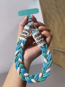 1 件金色编织腕带，短编织带，女士户外防丢腕带，含 Pad 配件 - 彩色 - 查看 3