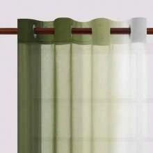 2pcs Gradient Sheer Curtains, Grommet Top Window Drapes, Window Treatments For Bedroom Living Room, Home Decoration, Room Decoration