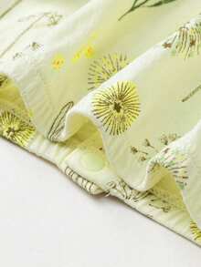 mini bala Boys' And Girls' Cotton Sun Protection Jacket Summer New Baby Lightweight Breathable Loose Air-Conditioned Shirt - Yellow-green Hue - View 9