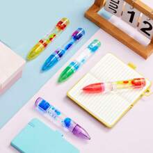 1 Stück kreative Flüssigkeitsbewegung Sprudler Stifte - schreibt wie ein normaler Stift - farbige Timer Stifte hervorragend für Erwachsene zur Stresslinderung und Angstabbau, Geburtstags- und Weihnachtsgeschenke, Kugelschreiber