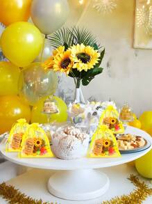 45pcs Sunflower Keychains Party Favors Set, Sunflower Party Favors,Including Sunflower Key Chains Organza Bags, Thank You Kaf Tag, Thank You Kraft Labels,For Birthday, Summer Party, Wedding Party Supplies, Birthday Wedding Shower Return Gifts,Mother's Day Gifts,Birthday Gifts,Graduation Gifts,BabyShower Return Present,Hawaii,Pool Beach Party