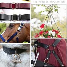 20/40/60pcs 1 Inch Round Split Key Rings, Rust-Proof Key Chains, Suitable For Home, Car, Outdoor Arts & Crafts - One Size - View 4