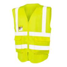 Result Unisex Adult Executive Cool Mesh HiVis Vest (Fluorescent Yellow) - Yellow - View 1