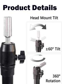 Wig Head Stand,Wig Stand Tripod Mannequin Head Stand Metal Adjustable Holder For Mannequin Head,Manikin Head,Training Head