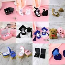 Various Shapes Ring Boxes, Ring Boxes, Proposal Ring Boxes, Gift Packaging Boxes, Empty Boxes, Jewelry Boxes, Suitable For Rings, Jewelry, Gifting - Ring Box - View 11