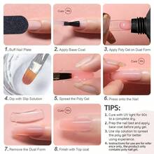 12pcs January Lanty's Poly Gel Nail Kit - Long-Lasting, High-Shine UV Gel In Vibrant & Glittery Colors, Easy-To-Use, Unscented, Ideal For Salon Or Home Use - Perfect Gift For Beauty Enthusiasts, Salon Quality Nails|Glittery Nail Finishes|Uv Protective Gel, Gel Nail Supplies - 彩色 - 查看 8