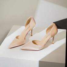 Looks de bureau premium : Escarpins en soie respirants avec semelle anatomique