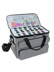 Bolsa Organizadora de Costura, Maleta Portátil para Máquina de Costura, Agulhas, Ganchos, Kit de Acessórios e Ferramentas de Costura, Bolsa de Transporte com Alça de Ombro para Cantores, Brother, Janome e Acessórios, Bolsa Diária para Transporte de Máquina de Costura