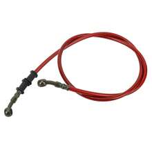 PowerMotor 摩托车通用 M10 刹车软管液压管 80cm-120cm 适用于 50 100 125 150 200 轻便摩托车踏板车赛车越野车 - 800mm - 查看 7