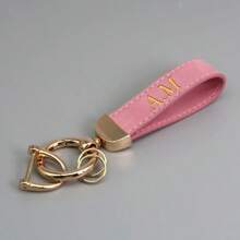 Personalisierte, mit Namen versehene Schlüsselkette für Herren, Geschenkidee für Männer, Metall Anhänger an Wildleder-Imitat PU Leder Schlüsselkette, einfache Schlüsselanhänger zum selbst beschriften, ideal für beruflichen und privaten Gebrauch - perfektes Geschenk zum Vatertag, Valentinstag, langanhaltend, farbig, süß, bezaubernd, witzig, kawaii, Y2K-Stil, unisex, Lässig, individuell, personalisiert, einzigartig, Geschenkidee für ihn, sie, Freund, Freundin, Familie, Freunde