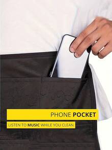 Garden Apron, Adjustable Tool Belt, Leg Protectors Apron,Tool Apron' Utility Belt Women, Teacher, Waist Apron With Pockets, Server Apron, Waist Apron For Waiters And Waitresses With Buckle,Multifunctional Home Use Apron For Gardening, Pruning, Harvesting, Dirt Protection - Multicolor - View 4