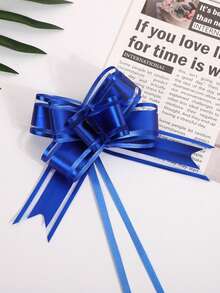 1 Pc Snow Gauze Hand-Pulled Bow Metallic Color Flower Gift Baking Package Wedding Decoration Ribbon - Multicolor - View 11