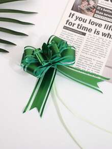 1 Pc Snow Gauze Hand-Pulled Bow Metallic Color Flower Gift Baking Package Wedding Decoration Ribbon - Multicolor - View 16