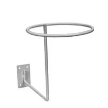 1Pc Motorcycle Helmet Stand White Wall Mount Helmet Display Rack Iron Hat Rack Electric Bicycle Helmet Rack Saves Space For Easy Access Motorcycle Ornaments Suitable For Garage Storage Supermarket