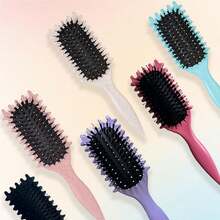 1 件全新升级卷发定型刷，卷发刷采用特殊设计，卷发定型造型刷特别适合卷发，塑造和定型卷发，适合男女，减少拉扯和卷发分离。由 Candybrush 设计