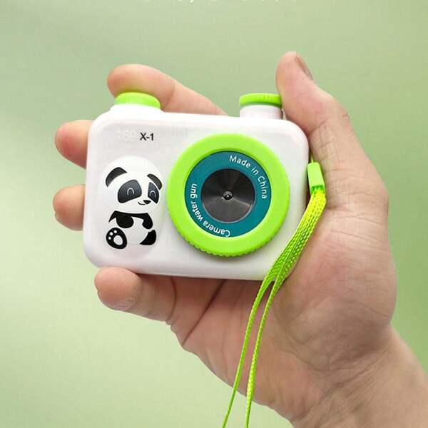 Panda Cartoon Spraying Water Camera, Teenage Outdoor Water Gun Toy Camera, Digital Mini Camera For Photo Taking, Water Immersion Model, Student Birthday Gift, Stress Relief Tool