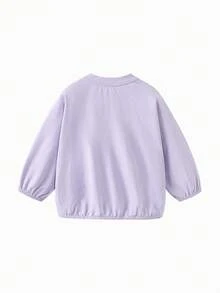 mini bala Áo khoác chống nắng nhẹ, khô nhanh cho bé trai và bé gái, áo khoác ngoài chống nắng bằng sợi len nguyên bản - hồng tím - Xem 2