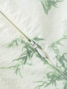 mini bala Váy lưới cho bé gái, vải cotton nguyên chất thoáng khí, sườn xám mùa hè, phong cách quốc gia - tông màu trắng xanh - Xem 7