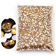 Wholesale Flatback Silver Bottom Resin Cтразы Non Hotfix Rhinestones In Big Package Glitter Crystals And Strass