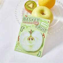 可爱的模拟食物便签 - 蔬菜、鸡蛋和肉类形状，有趣的办公用品，可用于记事、学校用品、返校 - 彩色 - 查看 15