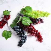 Artificial Fruit Grapes Plastic Fake Decorative Fruit Lifelike Home Wedding Party Garden Decor Mini Simulation Fruit,Fake Plants - Multicolor - View 11