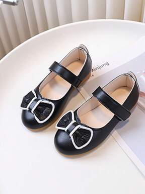 Girls' Spring/Summer Soft Bottom Comfortable Floral Shoes, 1 Pair Fashionable Cute Flat Shoes, Party Shoes