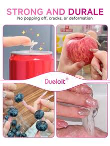 NEW No Need UV Lamp Semi Solid Gel Nail Glue For Press On Nails Tips 5-10S Fast Drying Long Lasting Fake Acrylic Nails Glue Gel NO YELLOWING And WHITTEN - 無色 - 查看 5