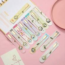 مربع معدني مقطع بالليزر على شكل باندا ذو استخدامين كعلامة كتاب وكتعليقة - اكسسوارات كتب ذات موضوع صيني، هدية ثقافية فريدة تجمع الرقة والفن الشرقي، مجموعة صندوق تخزين شفاف مضاد للصدمات والتمزق