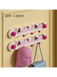 1pc Door Coat Rack Hook, Clothes Wall Hook 7 Hooks Coat Towel Hanger Rack, For Door Back Kitchen Bathroom Organizer, Aesthetic Room Decor, Home Decor, Kitchen Accessories, Bathroom Decor, Bedroom Decor
