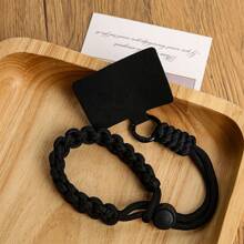 Adjustable Phone Lanyard Braided Keychain Wristband Short Wrist Strap Phone Case Pendant Charm Bracelet Simple Thickened Dopamine Color Block CCD Keychain Camera Strap Phone Anti-Lost Strap For Women And Men Gifts For Mother, Family, Friends, Birthday, Holiday Phone Charm, Phone Chain