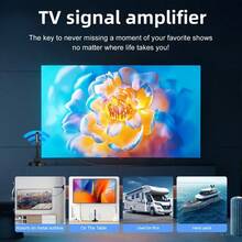 5600 Mile Upgrade TV Antenna Digital High-Definition Antena Indoor High-Definition TV 1080P 4K W/Magnetic - Black - View 12