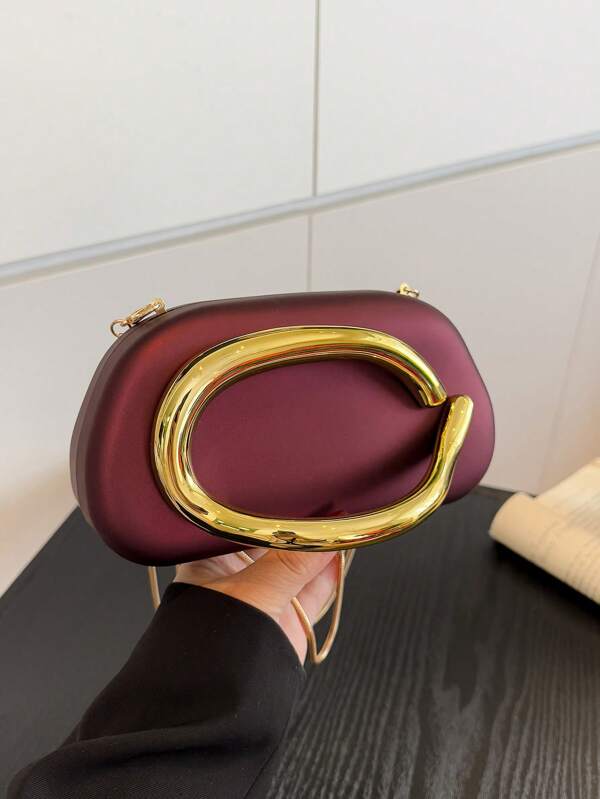 Bolso de fiesta de mujer de lujo, diseño personalizado, detalles metálicos, nuevo bolso de mano para fiestas, banquetes y bailes, bolso de hombro y bandolera con cadena a la moda, bolso para maquillaje, teléfono y monedero