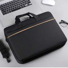 15 Inch Waterproof Laptop PC Shoulder Bag Carrying Soft Notebook Case Cover UK(Black) - Black - View 5