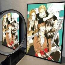 1 件流行日本卡通海报墙面艺术咖啡馆酒吧房间墙壁装饰无框 - 彩色 - 查看 9