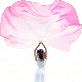 Church Worship Culture-Inspired Dance Flag - 140*140cm Honor Guard Praise Dance Flag For Church Celebrations & Worship Ceremonies