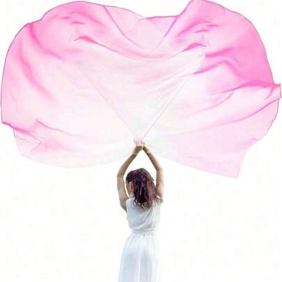 Church Worship Culture-Inspired Dance Flag - 140*140cm Honor Guard Praise Dance Flag For Church Celebrations & Worship Ceremonies