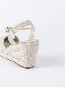 Women's Fashion Outdoor Spring/Autumn Thick-Soled High Heel Shoes, Hollow Pointed Toe Shoes, Lace-Up Crisscross Strap Roman Sandals, Round Toe, Plus Size, Wedge Heel High Heel Ladies Sandals, Comfortable And Easy To Match