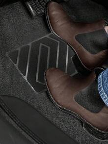 4 件/2 件通用汽车脚垫、带人造皮革装饰的双色地毯、汽车脚垫、汽车脚垫、前排脚垫、第二排脚垫、带有内置脚跟垫的汽车脚垫套装、时尚内饰汽车配件 - 、适用于轿车、SUV 和卡车的防泼溅地毯、通用全天候防护地毯。 - 款式A - 查看 6