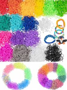 Soft Ceramic Letter Beads DIY Bracelet Accessories Kit, Multi-Size Bead Set For Jewelry Making Necklace Bracelet Earring Craft Gift For Family, Friends, Students - Multicolor - View 9