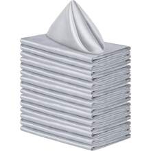 6pcs Satin Faille Napkins, Suitable For Various Party Decorations - Multicolor - View 20