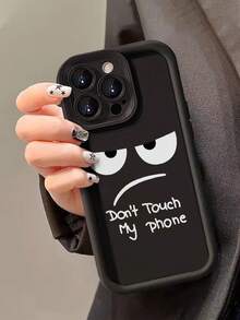 趣味表情新款高端纹理加厚防摔彩绘手机壳保护套，兼容/Galaxy智能手机，兼容 11、12、13、14、15、16、16 Plus - 彩色 - 查看 4