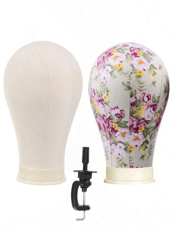 22 Inch Wig Head Mannequin Head Wig Head Canvas Mannequin Head With Mount Hole Manikin Head For Wig Making Styling And Display Head Contour More Realistic And Mannequin Head Stand Wig Stand