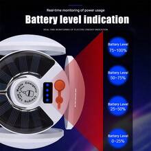 1pc Solar Football Light Long Battery Life Charging Camping Lamp Five-Sided Luminous Multi-Function Folding Suitable For Outdoor Camping Household Emergency Bulb Lamp - White - View 6