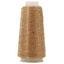 DIY 手工编织毛衣纱线，彩色金属银色金色闪亮亮片装饰刺绣伴侣纱线 - 多色 - 查看 16