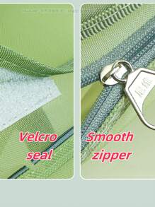 1pc Transparent Mesh Tote File Bag, Large Capacity Tutoring Bag, Student Organizer Bag, Tutoring Carrier