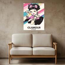 4 PCS Street-Style Graffiti Waterproof Poster - Framed Artwork For Modern Bedroom, Bathroom, Home Office, Or Living Room- (Wrapped Canvas) - White - View 3