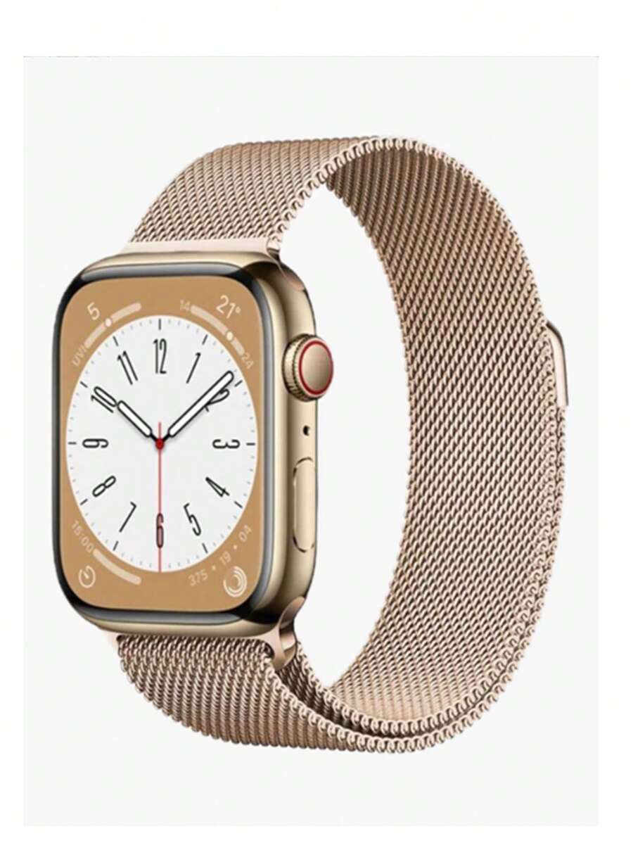1 Stück Metall Milanaise Armband kompatibel mit Apple Watch Bändern 38mm 40mm 41mm 42mm 44mm 45mm 46mm 49mm Damen Herren Edelstahl Mesh magnetisch verstellbar Armband kompatibel mit Apple Watch Series Ultra 10 9 8 7 6 5 4 3 2 1 SE